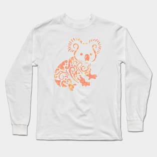 Koala made of fire (large) Long Sleeve T-Shirt